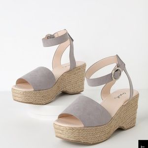 Espadrille wedges